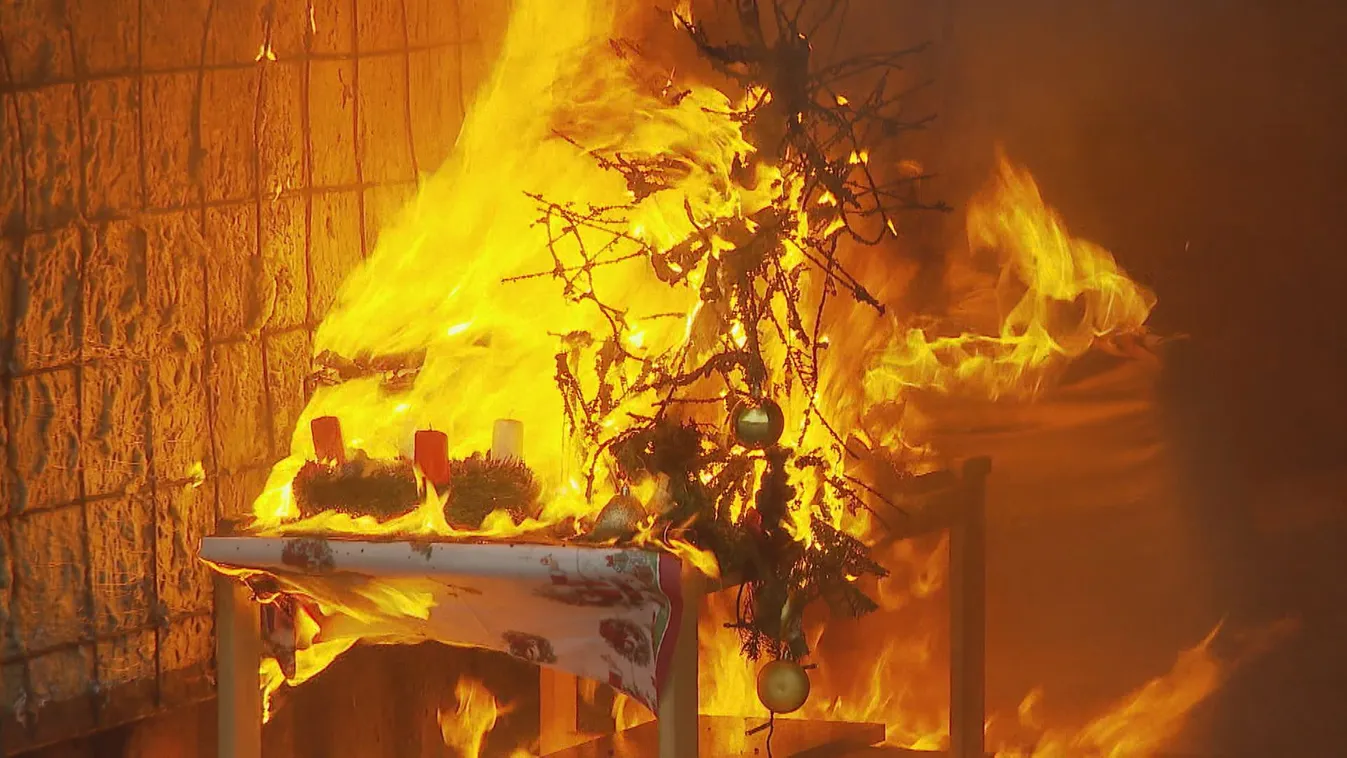 Az ünnepi időszakban a tűzesetek száma akár a duplájára is nőhet