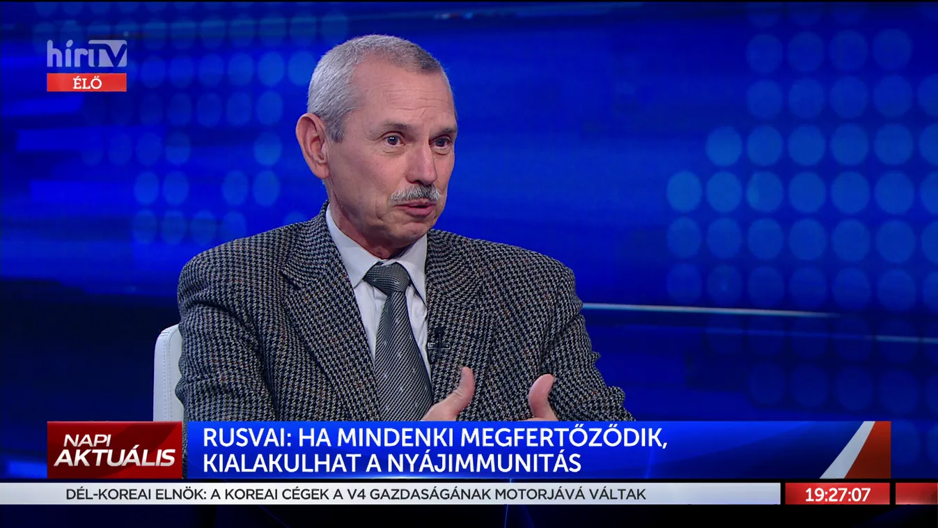 Rusvai Miklós: A negyedik hullám valamikor december elején fog tetőzni