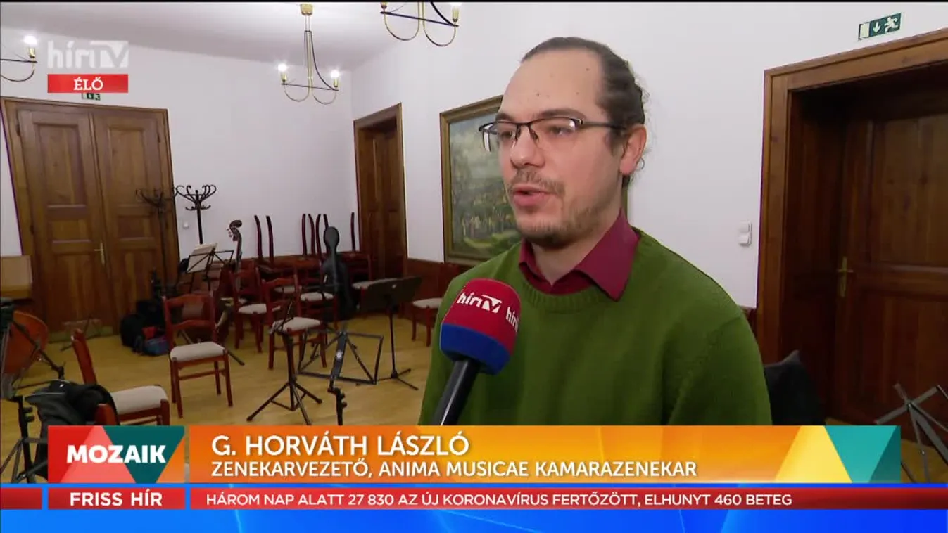 Mozaik: Fenyő László és az Anima Musicae Kamarazenekar koncert a Zeneakadémián