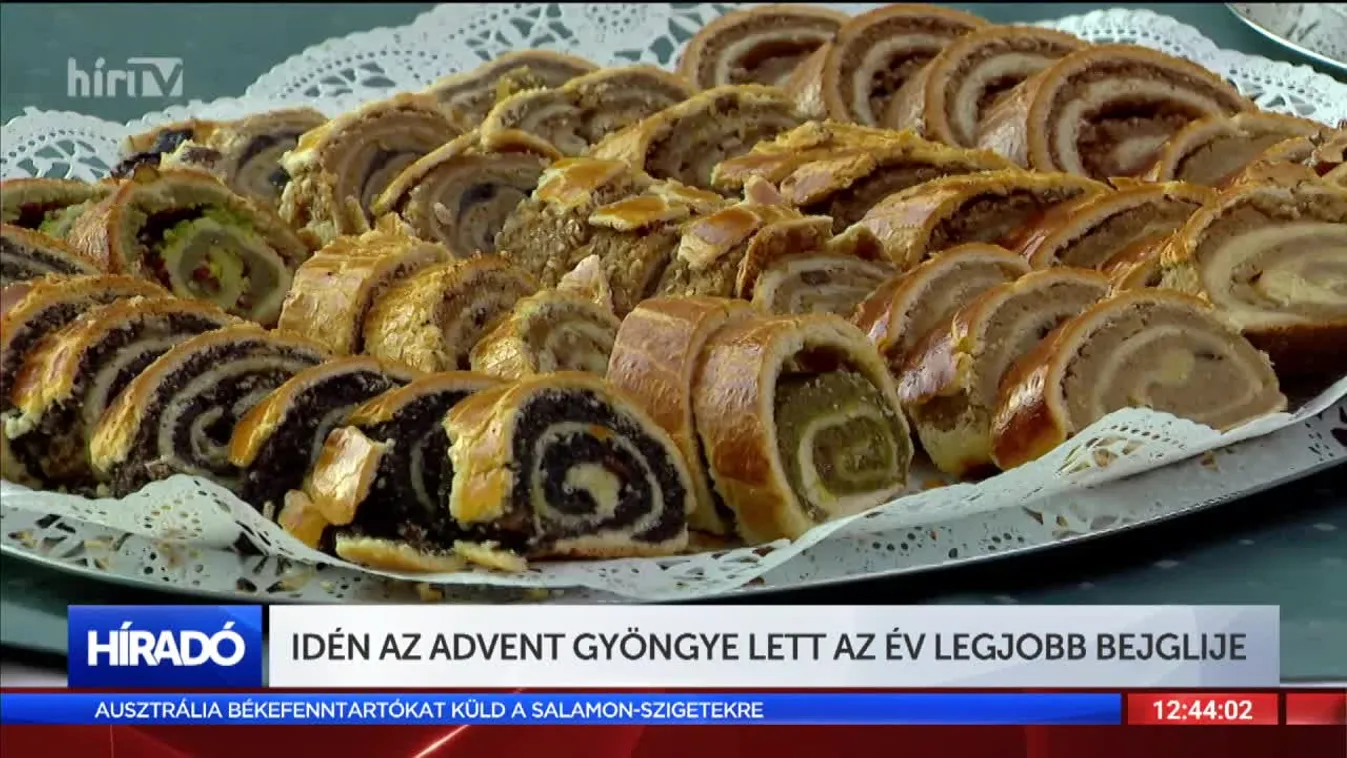 Idén az Advent gyöngye lett az év legjobb bejglije