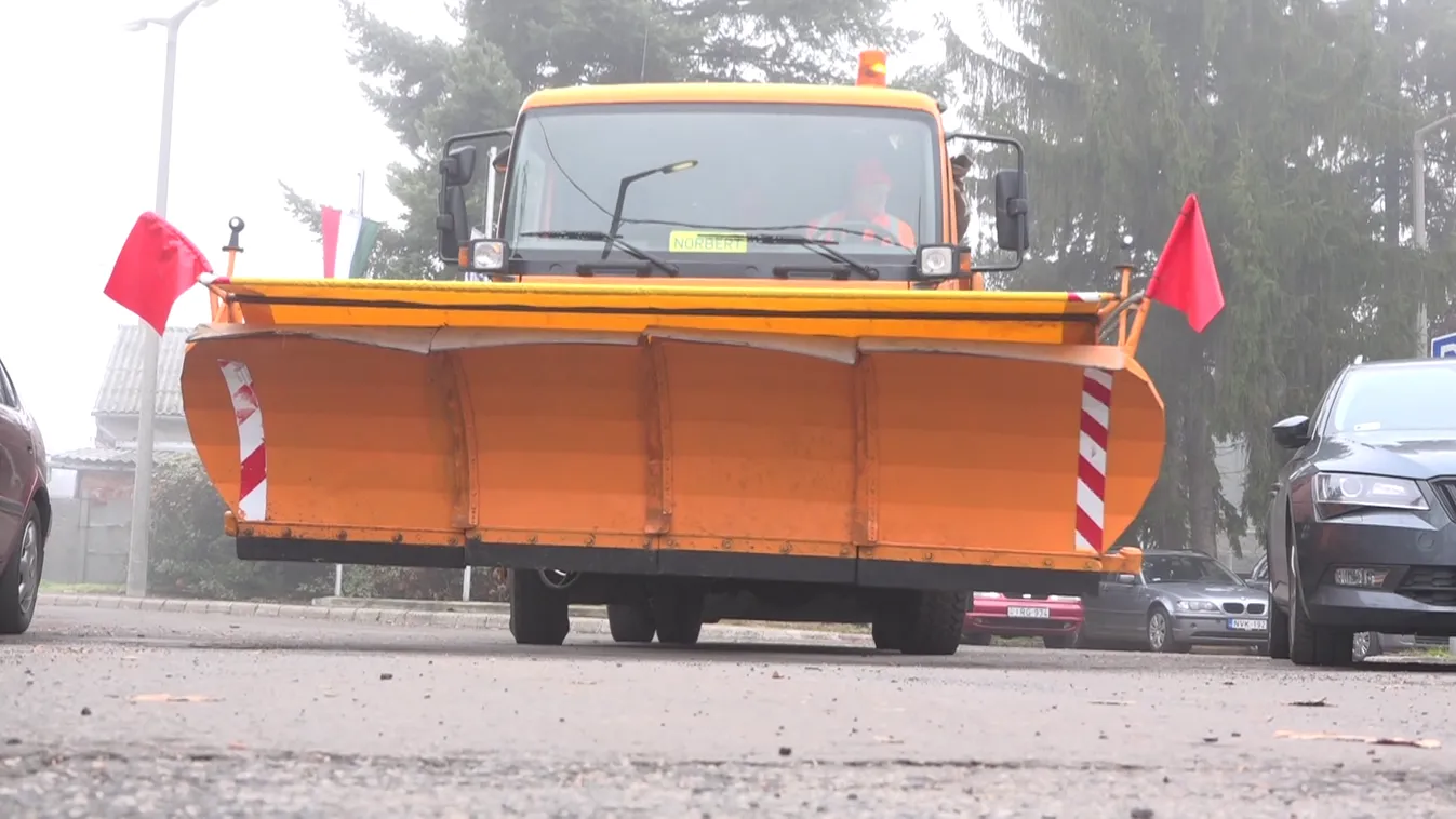 Felkészültek a téli időszakra a Magyar Közút munkatársai