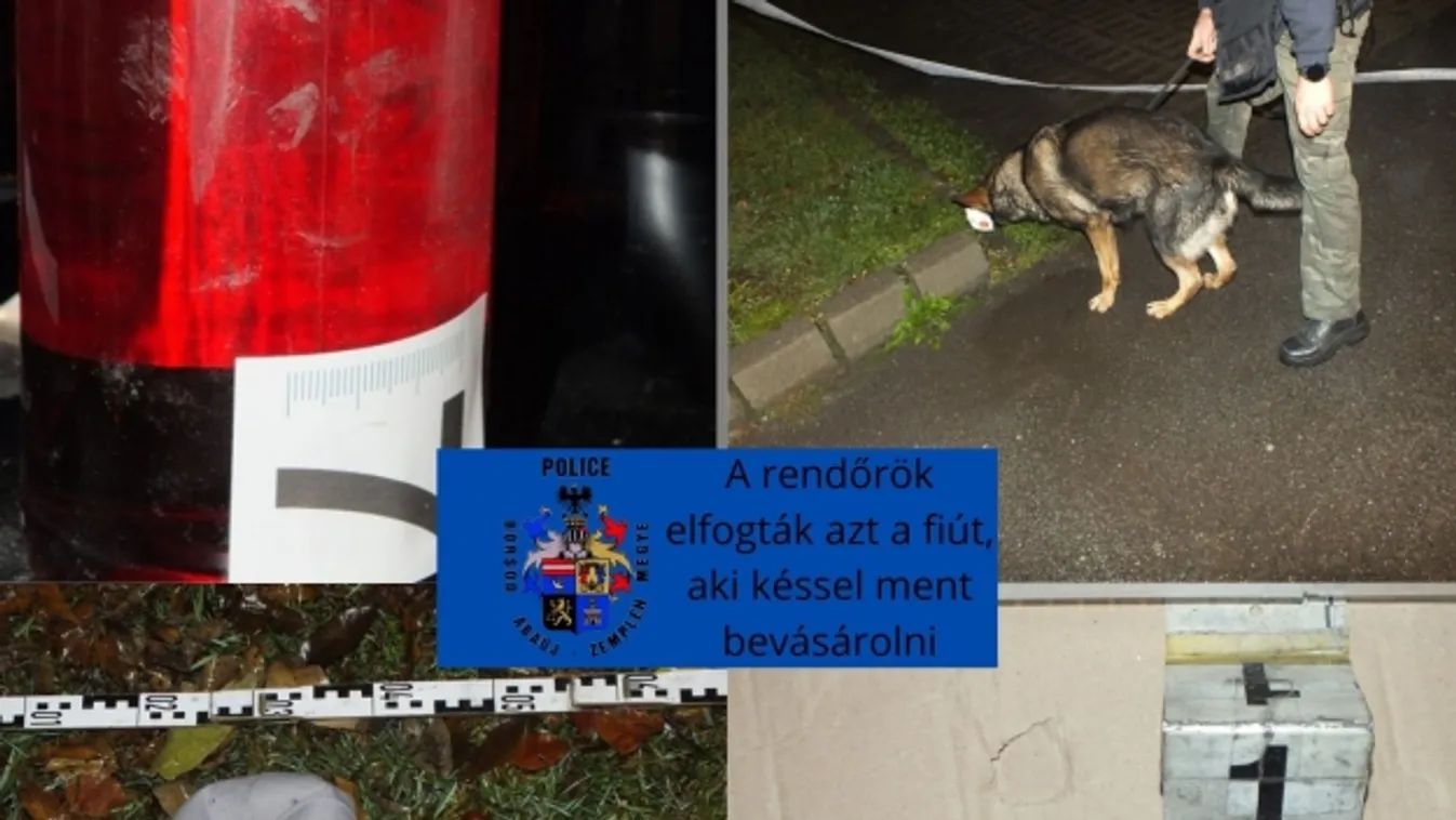 A rendőrök elfogták azt a fiút, aki késsel ment bevásárolni