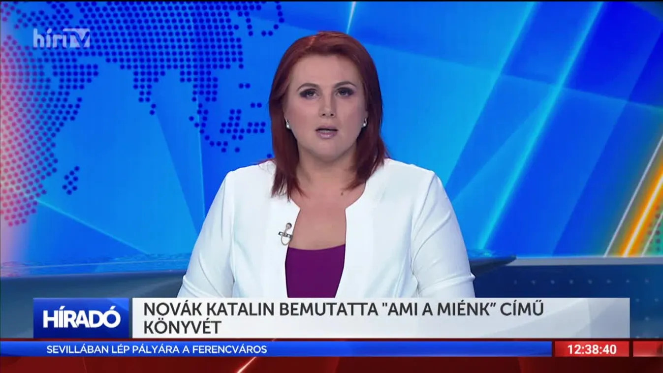 Novák Katalin bemutatta "ami a miénk” című könyvét