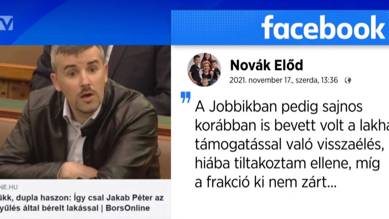 Novák Előd: Jakab Péter csak üres tagadással tud reagálni az őt ért vádakra