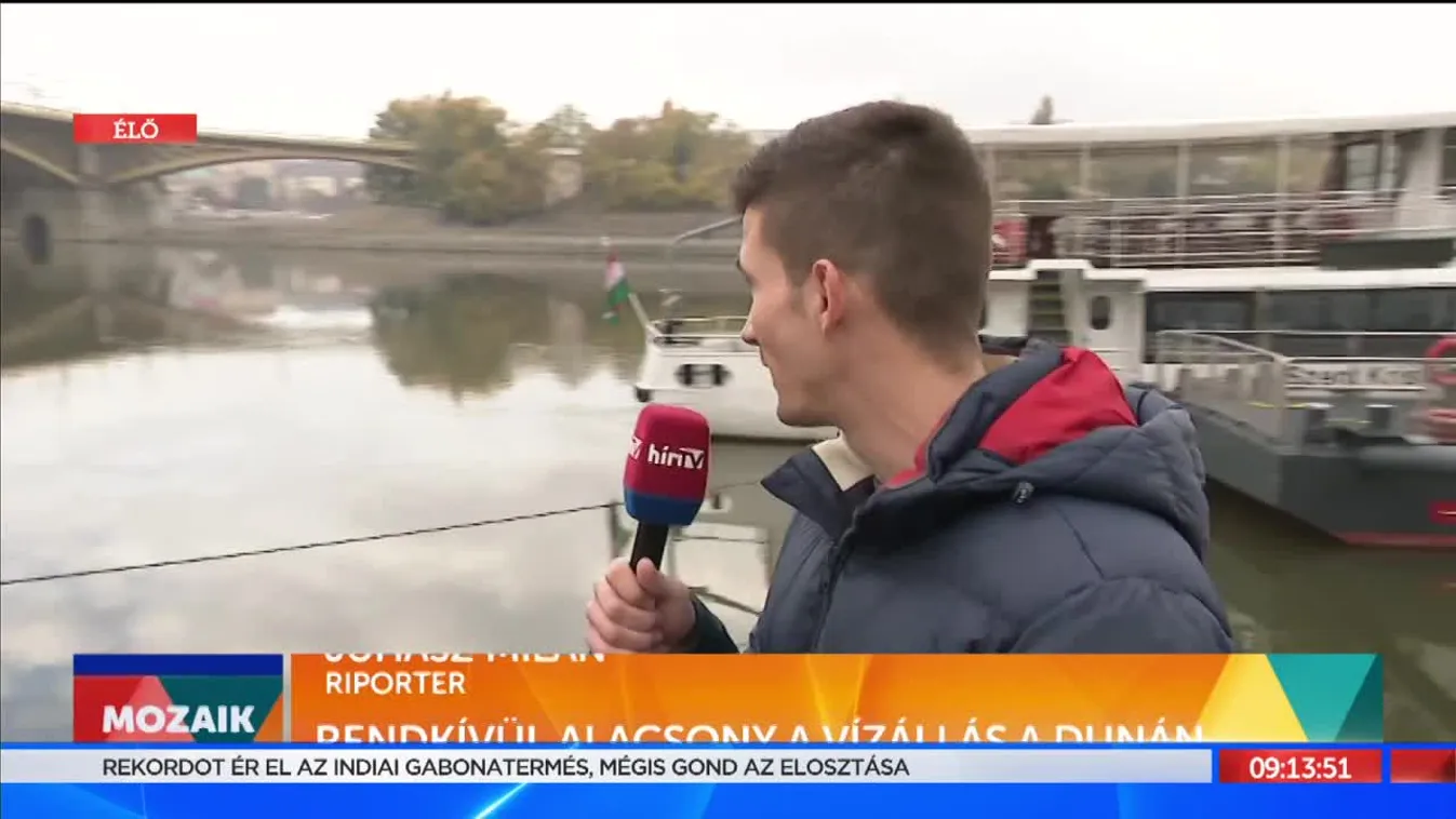 Mozaik - Rendkívül alacsony a Duna vízállása (2021-11-03)