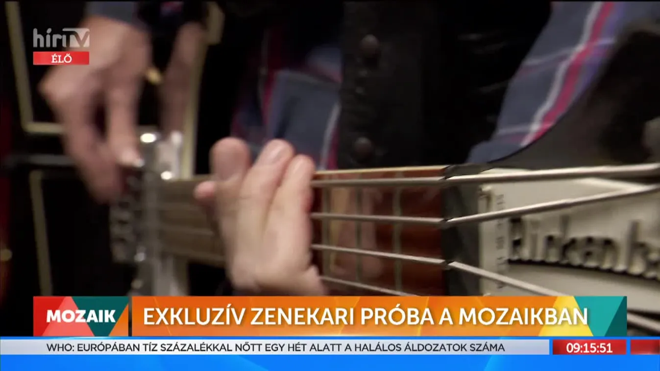 Mozaik - Exkluzív zenekari próba a Mozaikban