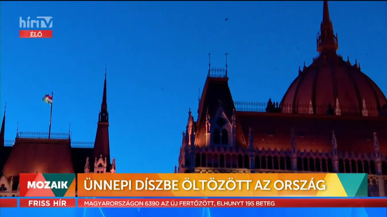 Mozaik: Ünnepi díszbe öltözött az ország