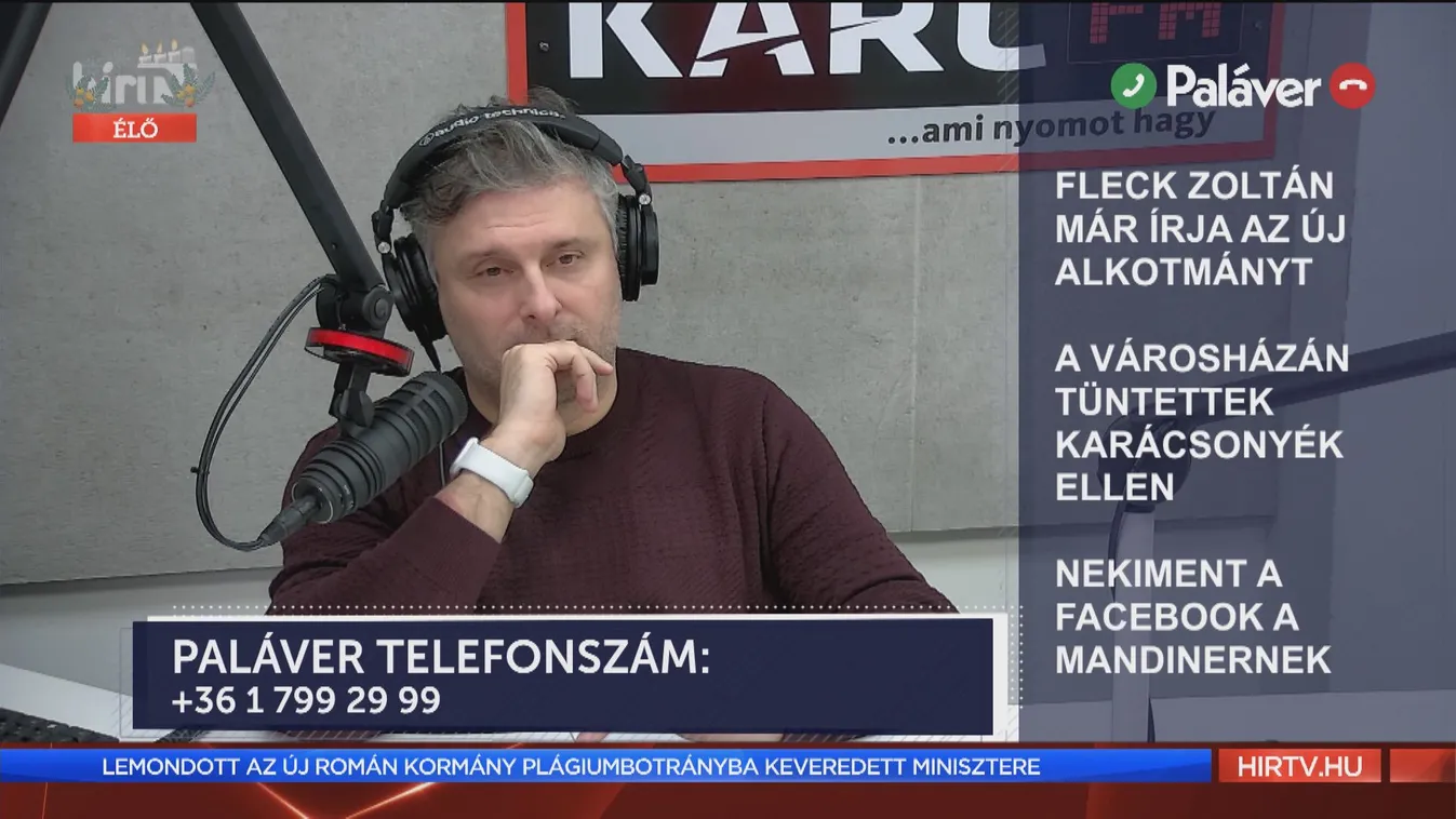 Paláver: Fleck Zoltán már írja az új alkotmányt