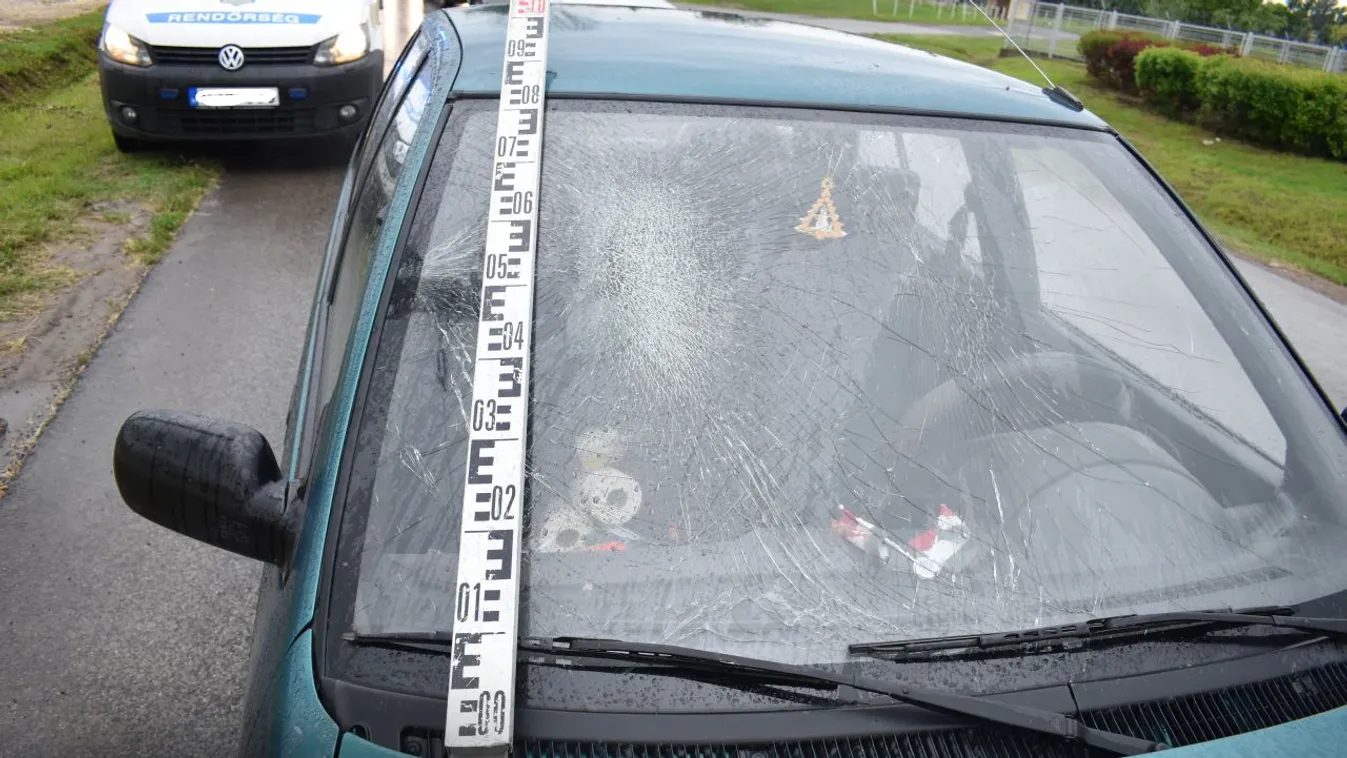 Alvó sofőr gázolt, majd továbbhajtott