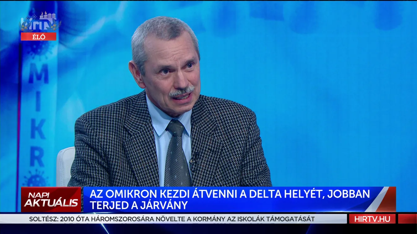 Az Omikron kezdi átvenni a Delta helyét, jobban terjed a járvány