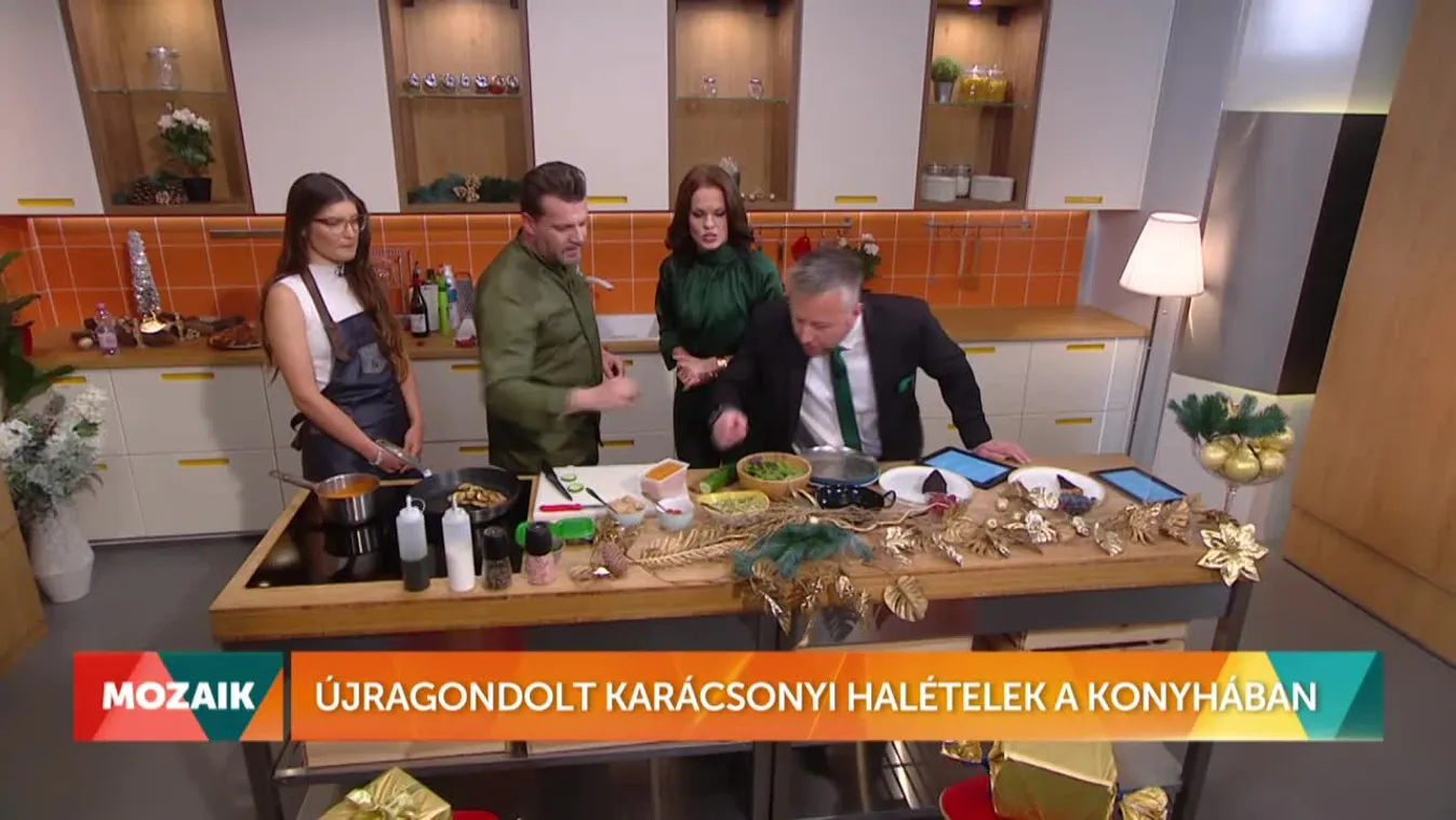 Mozaik - Újragondolt karácsonyi halételek a konyhában (2021-12-24)