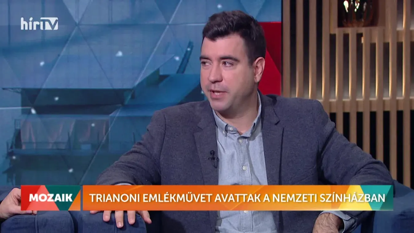 Mozaik - Trianoni emlékművet avattak a Nemzeti Színházban (2021-12-05)