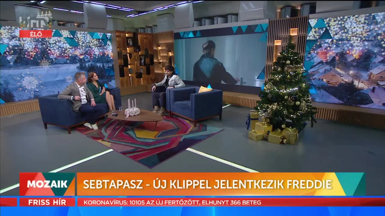 Mozaik - Sebtapasz – Új klippel jelentkezik Freddie (2021-12-20)