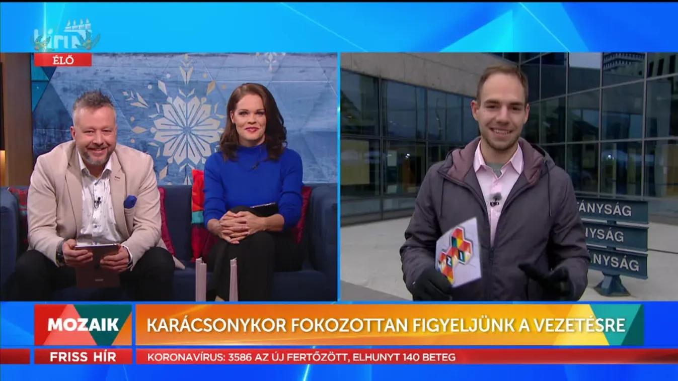 Mozaik - Karácsonykor fokozottan figyeljünk a vezetésre (2021-12-23)