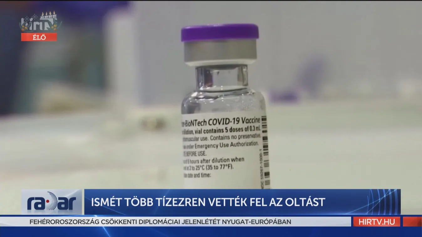 Radar - Ismét több tízezren vették fel az oltást