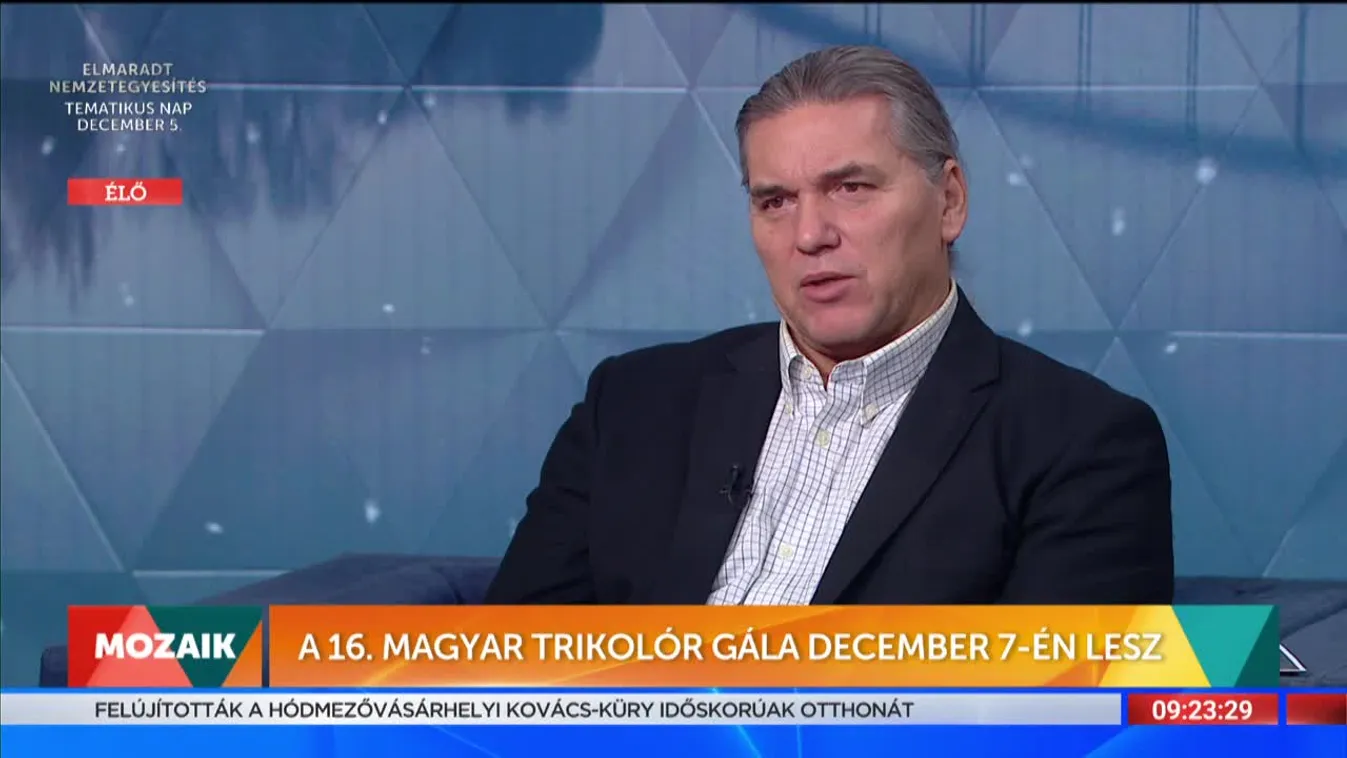 Mozaik - A 16. Magyar Trikolór Gála december 7-én lesz (2021-12-01)