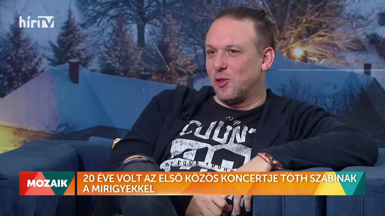 Mozaik - 20 éve volt az első közös fellépése Tóth Szabinak a Mirigyekkel