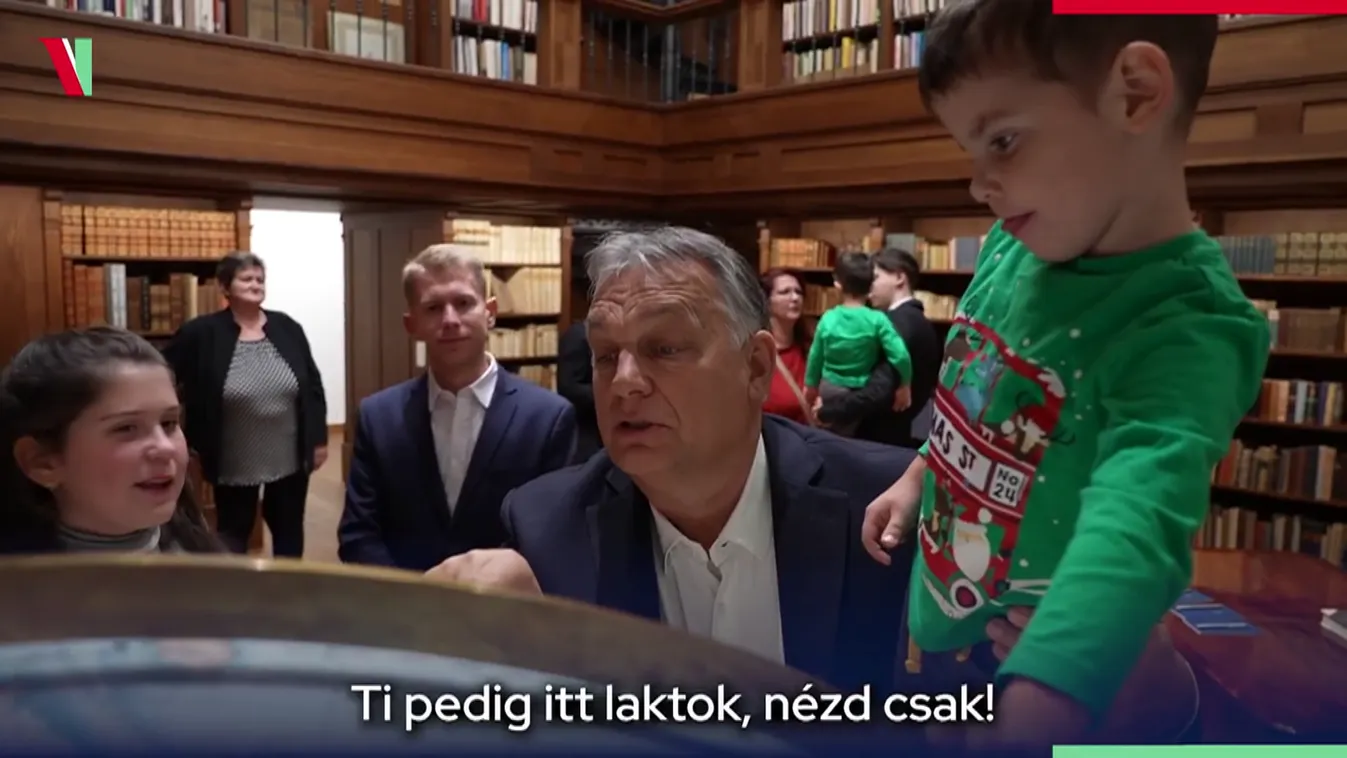 Egy jászsági családot látott vendégül a karmelita kolostorban Orbán Viktor