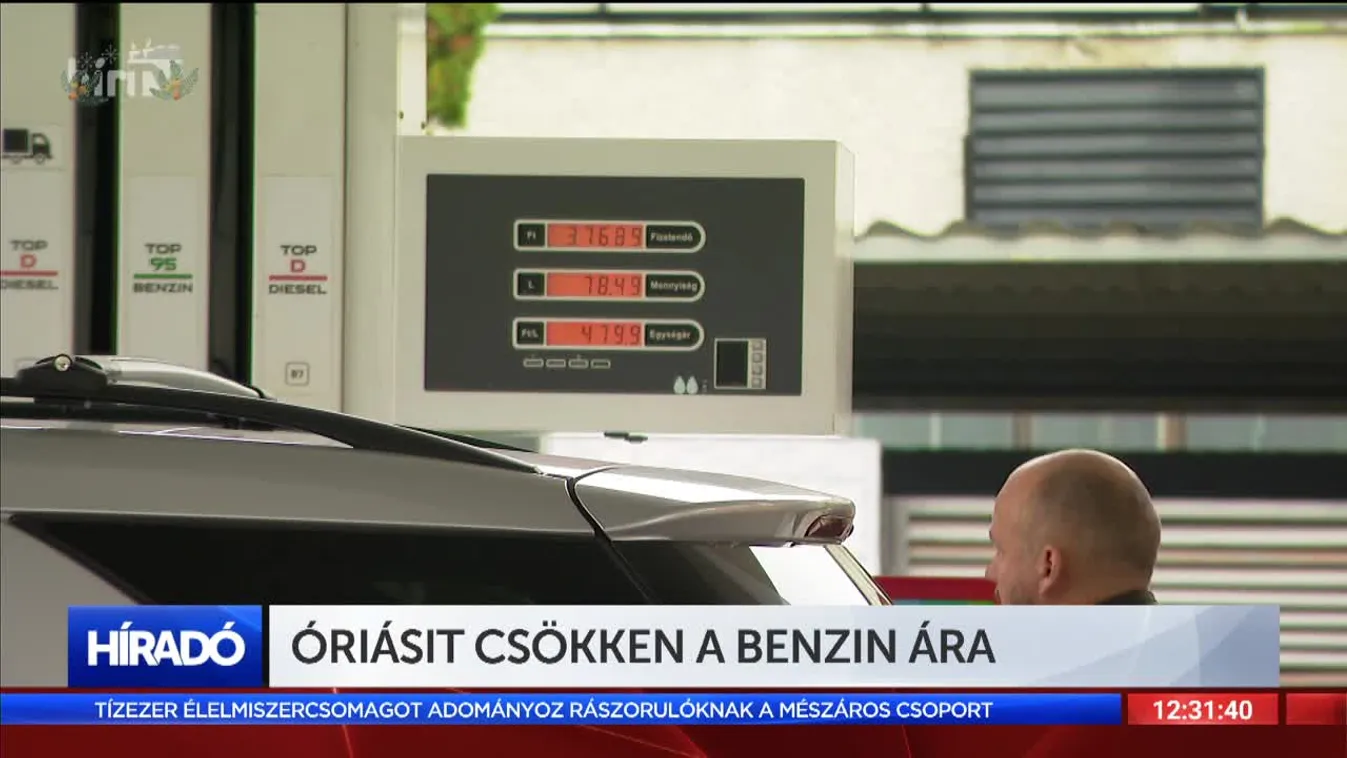Óriásit csökken a benzin ára