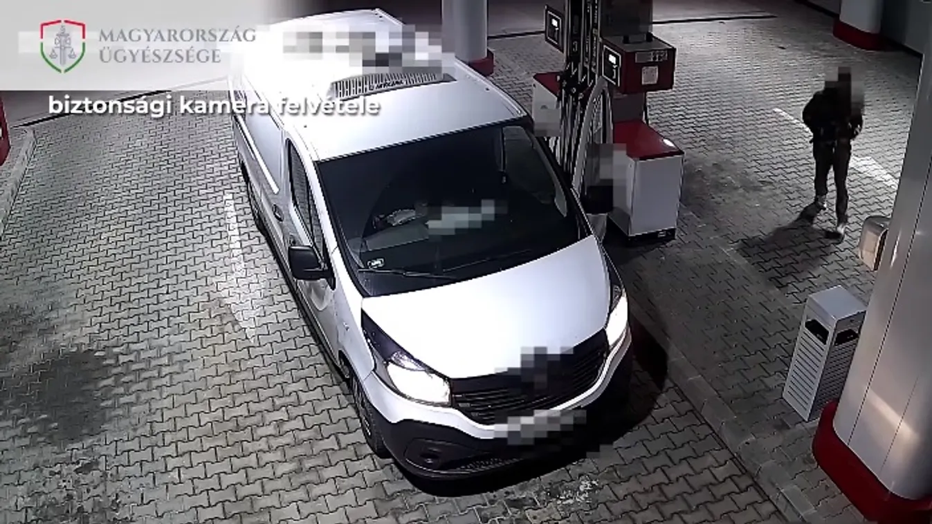 Elvitte a furgont a benzinkútról és bódultan vezette - videóval