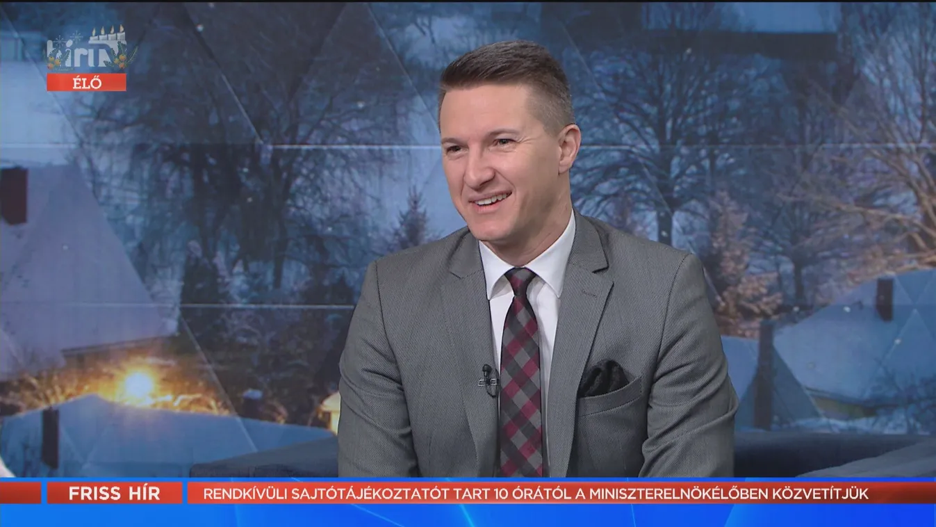 Mozaik: Különleges karácsonyra készül Gájer Bálint