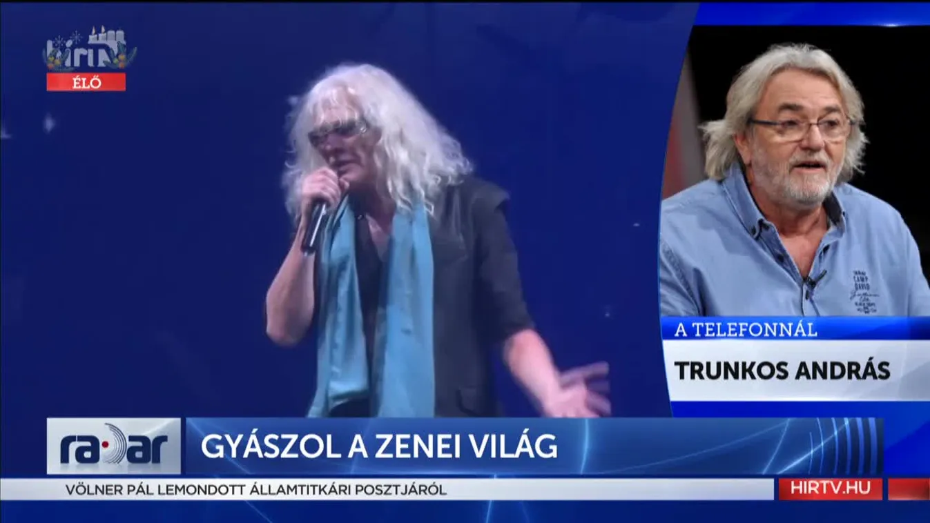 Radar: Gyászol a zenei világ