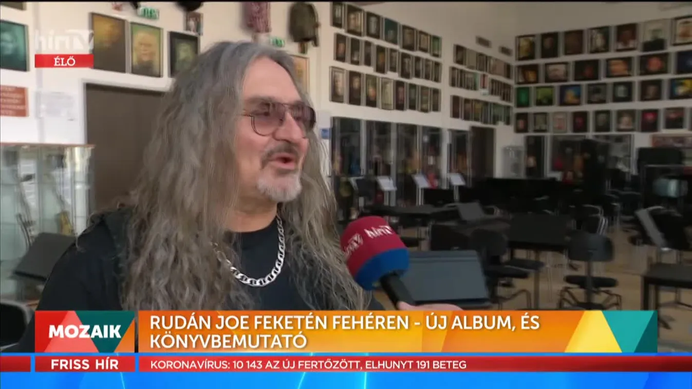 Mozaik: Rudán joe Feketén fehéren - új album és könyvbemutató (2021-12-03)