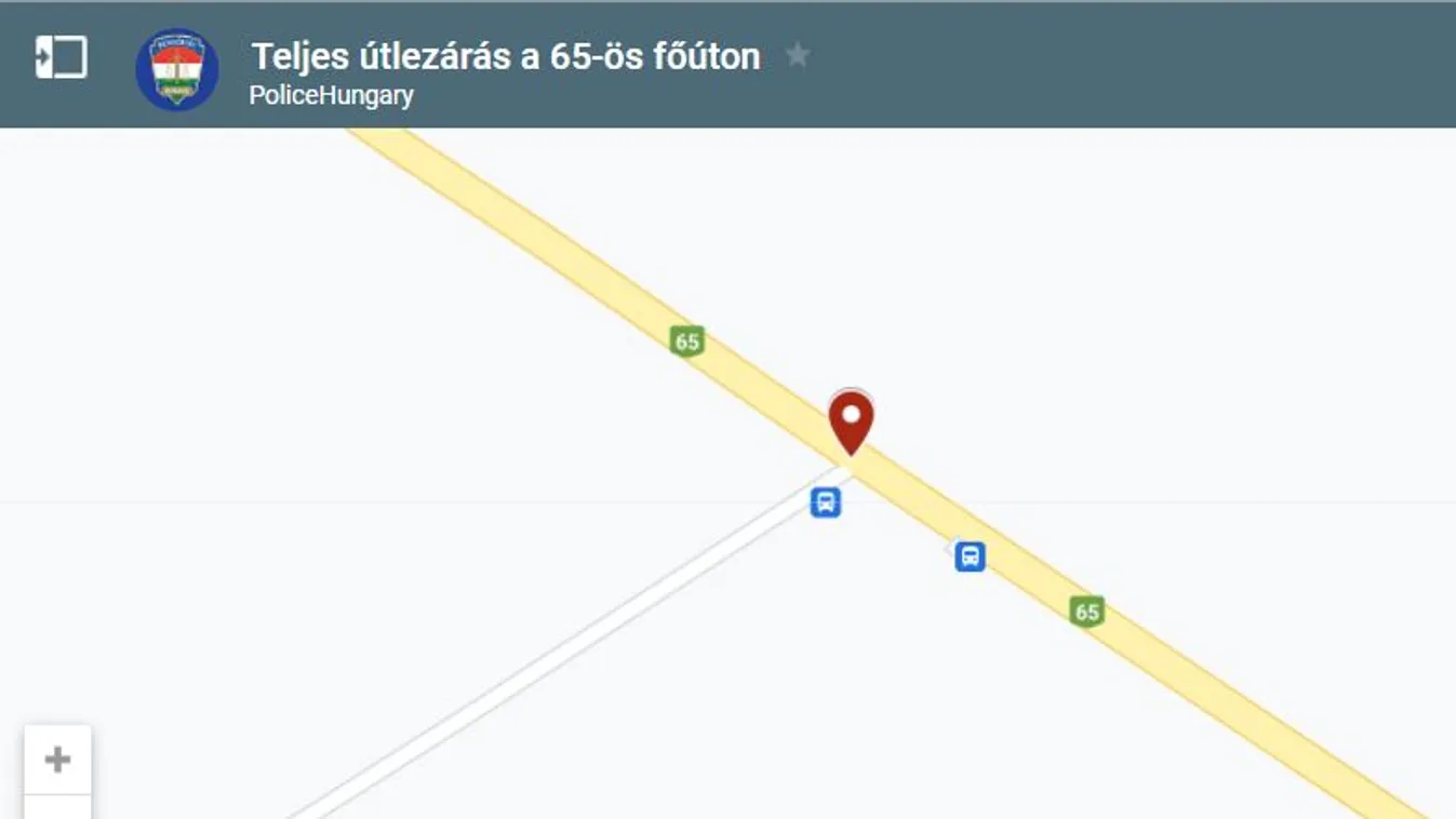 Baleset miatt lezárták a 65-ös főutat Harcnál