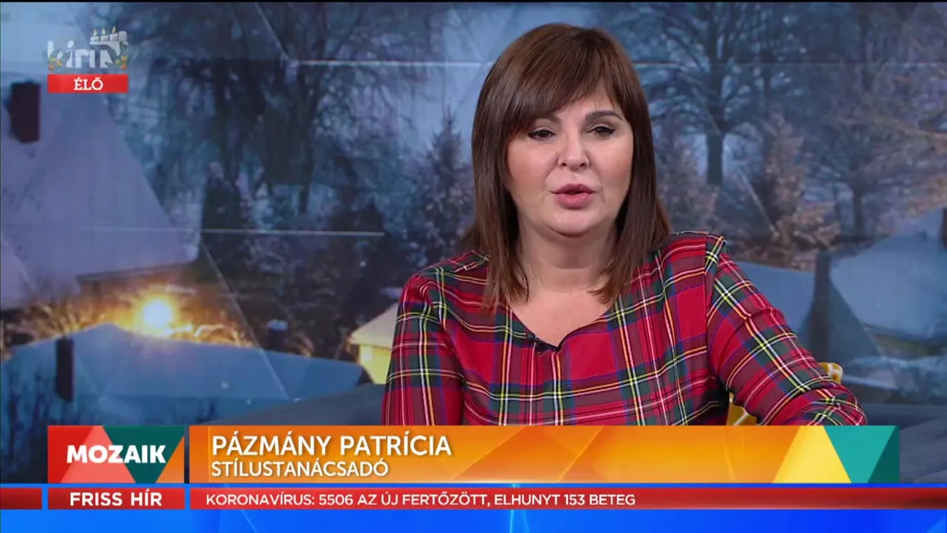 Mozaik - Skót kockás karácsonyi divat