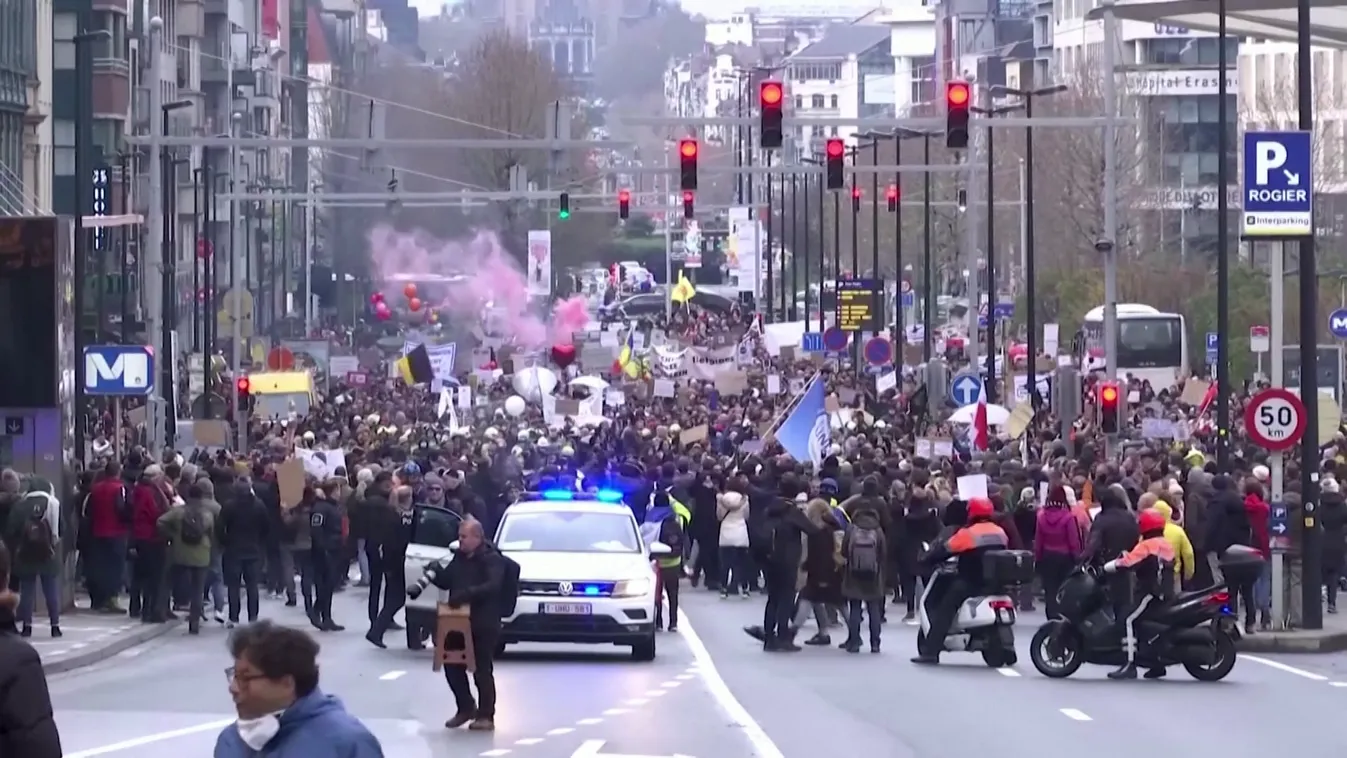 Zavargások Brüsszelben, szigorít a belga kormány