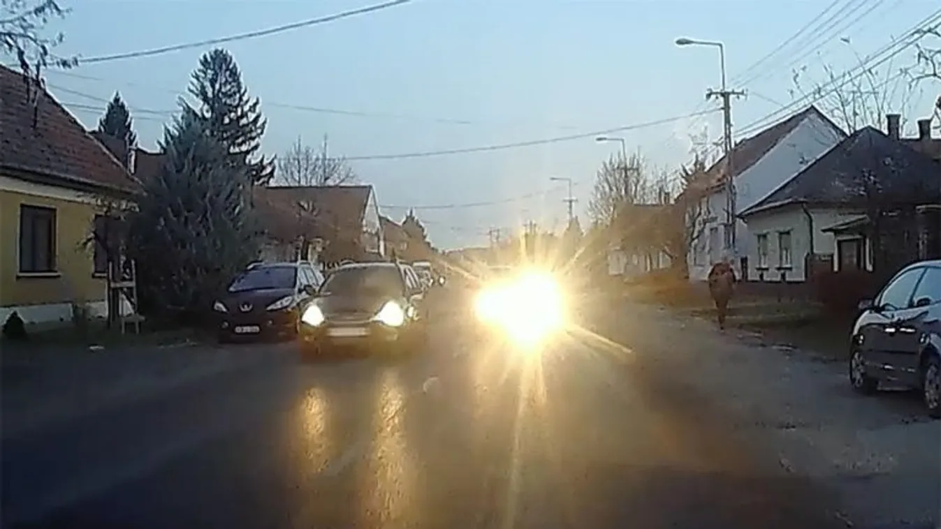 Videón, amit ez a BMW-s művelt Albertirsán