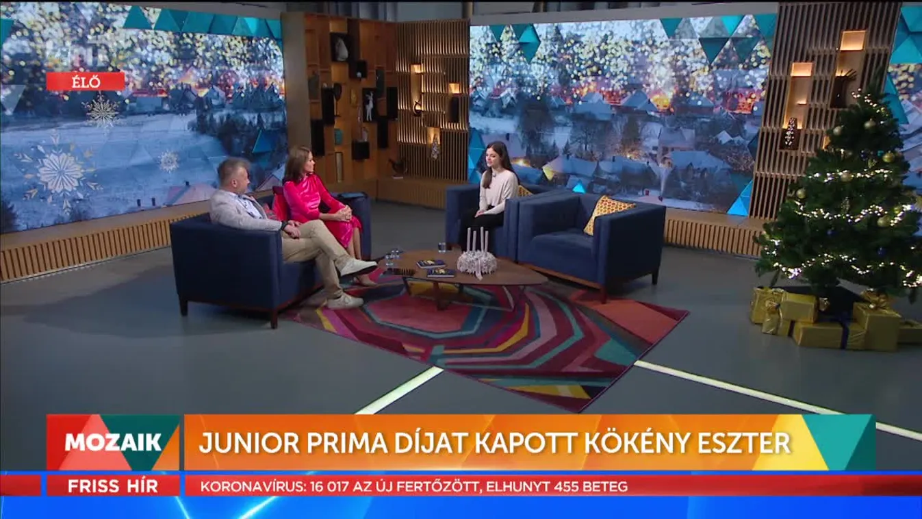 Mozaik - Kökény Eszter hegedűművész Junior Prima díjat kapott