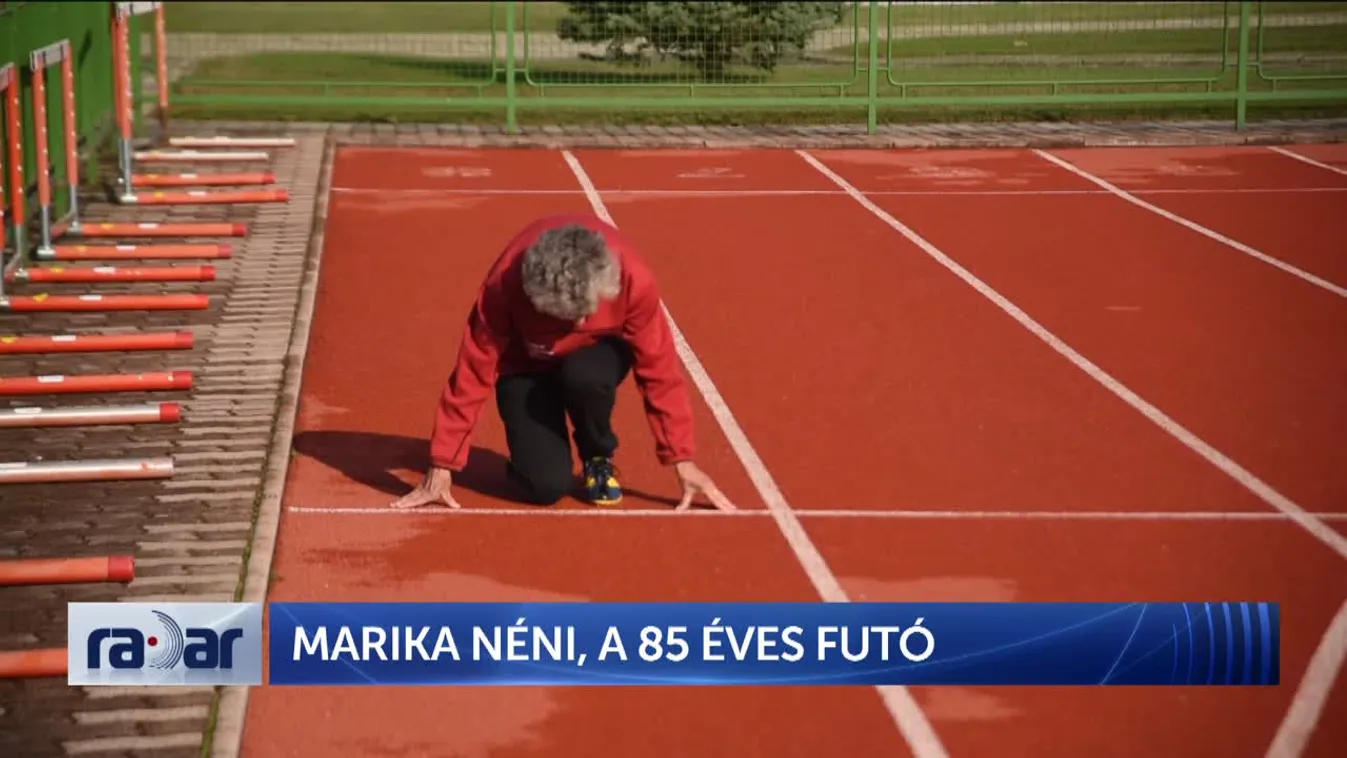 Marika néni, a 85 éves futó