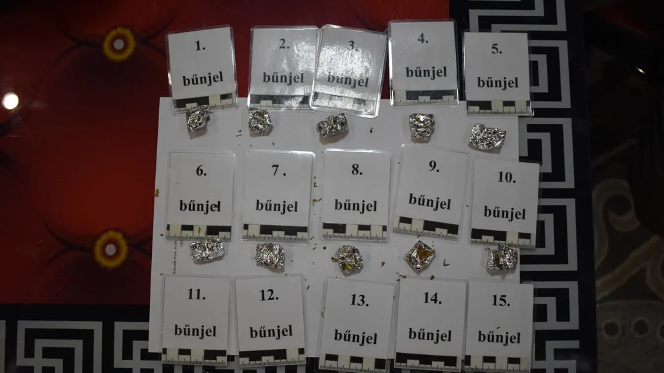 Kábítószer-kereskedők őrizetben