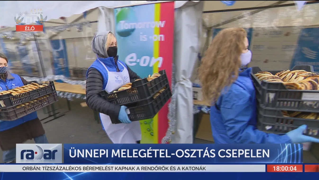 Radar - Ünnepi melegételosztás Csepelen