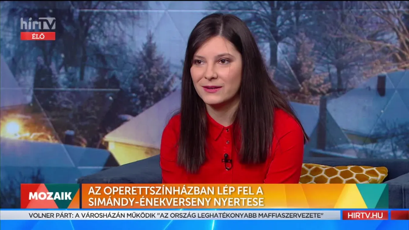 Mozaik - Az Operettszínházban lép fel a Simándy-énekverseny nyertese (2022-01-07)
