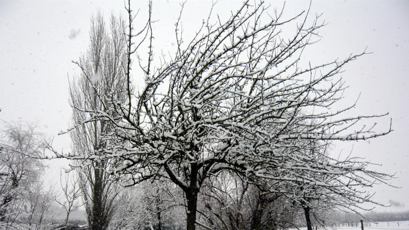 Vasárnapra néhol tíz centiméternyi hó is hullhat