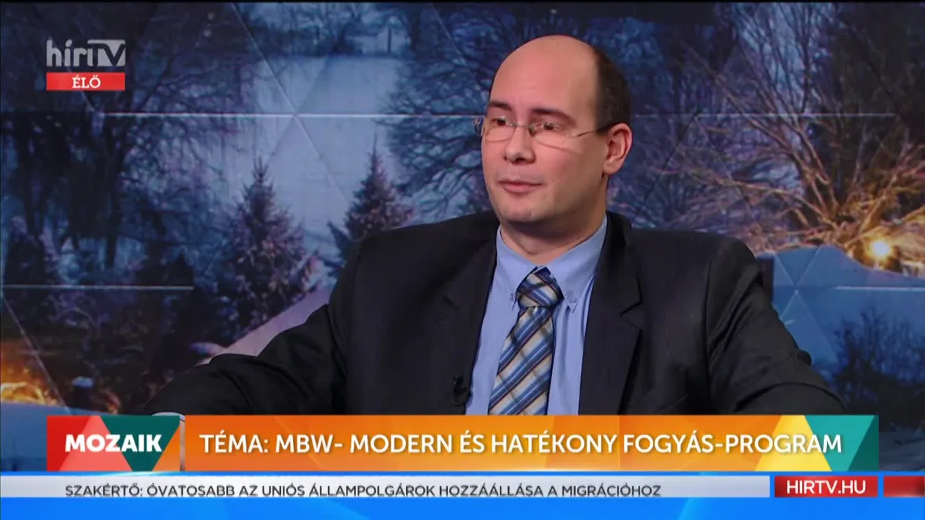 Mozaik - MBW - modern és hatékony fogyás-program (2022-01-06)