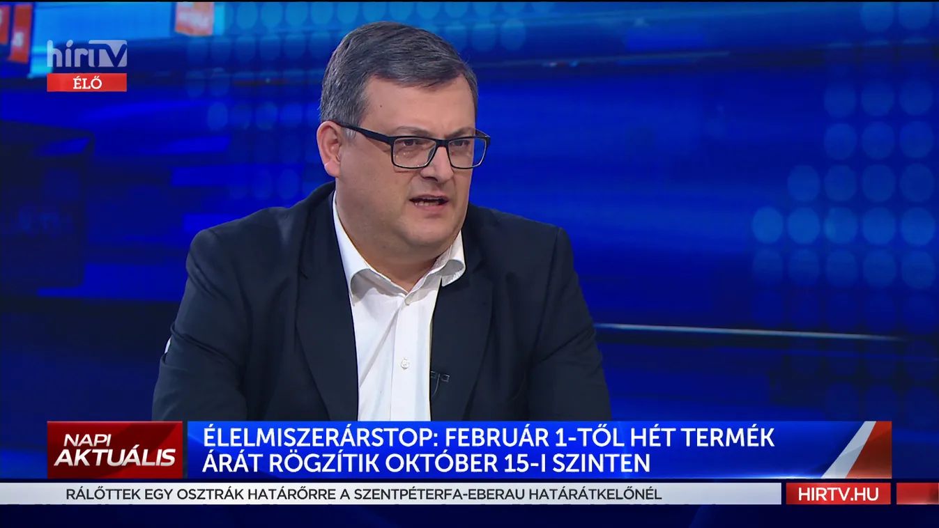 Szakáli István Loránd: Az árstop az infláció elleni fegyverként is felfogható