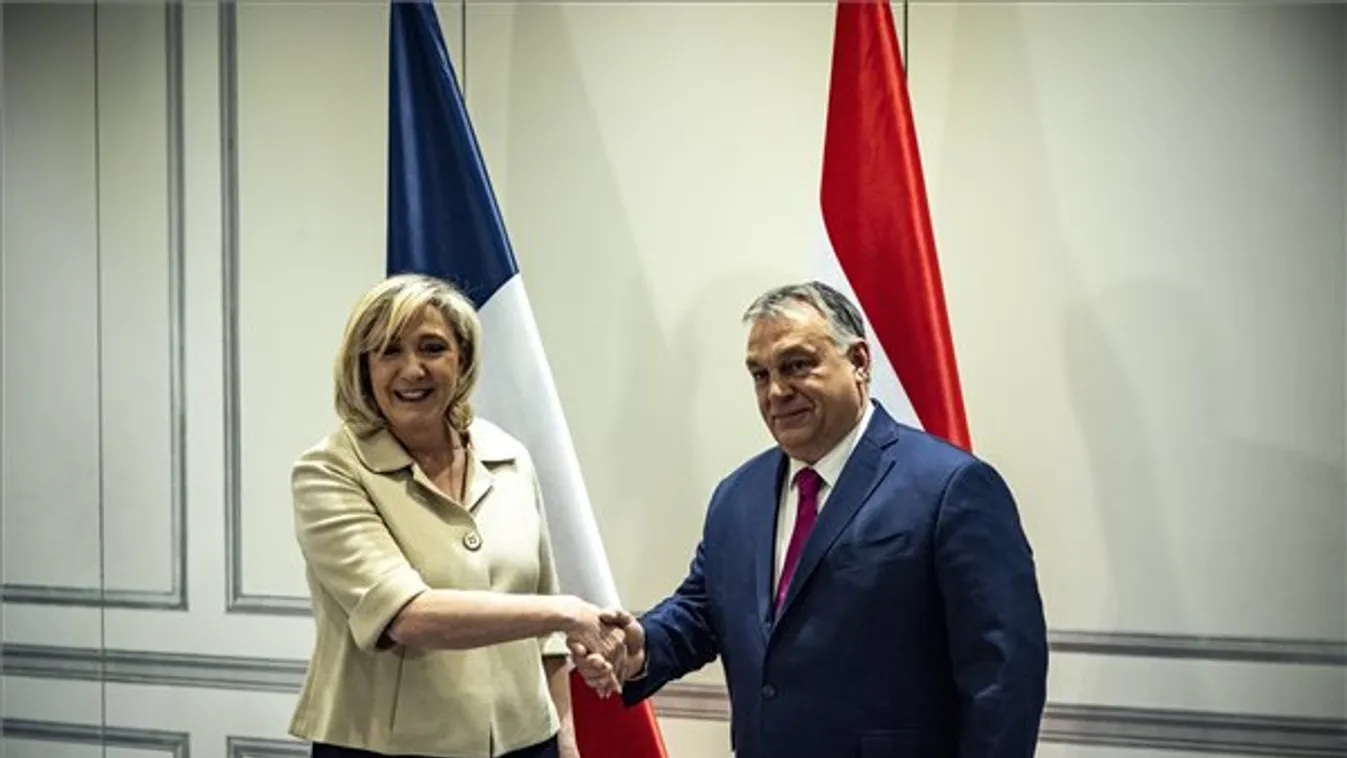 Orbán Viktor Le Pen francia elnökjelölttel tárgyalt