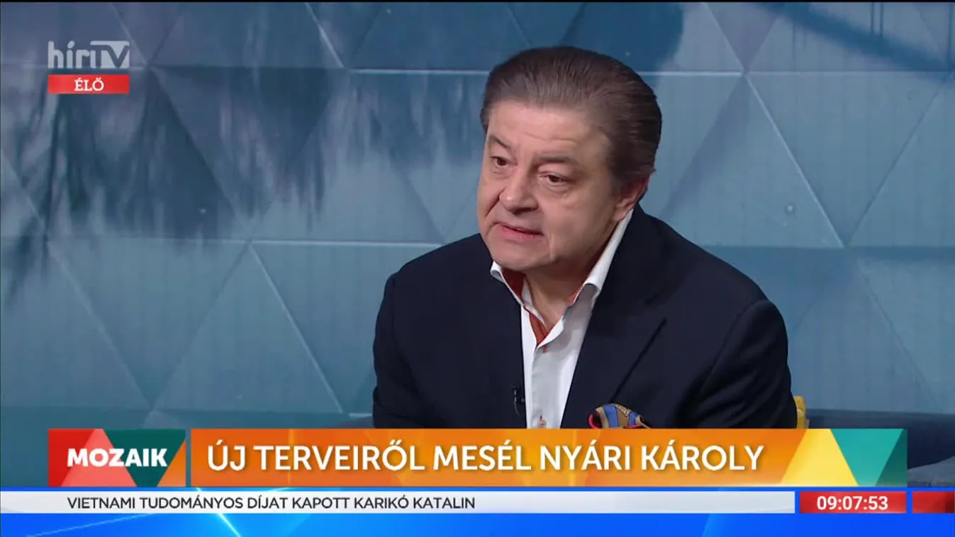 Mozaik: Új terveiről mesél Nyári Károly