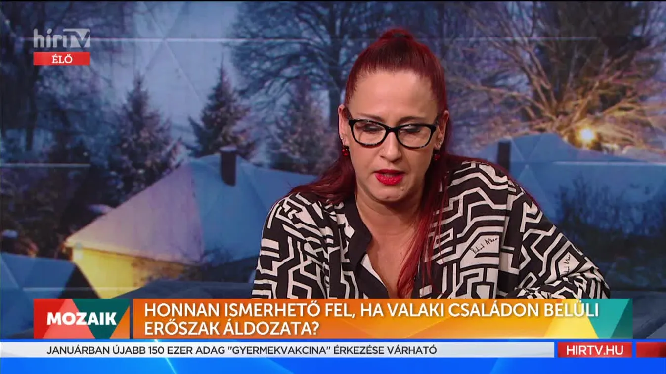 Mozaik - Honnan ismerhető fel, ha valaki családon belüli erőszak áldozata? (2022-01-04)