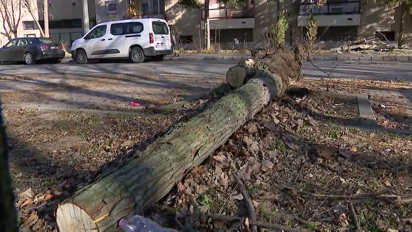 Narancs riasztás az erős szél miatt