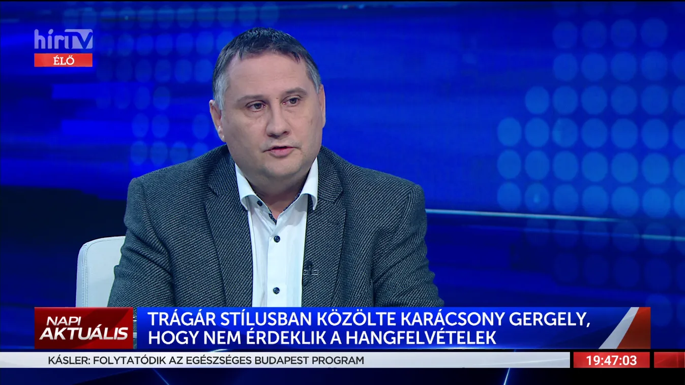 Trágár stílusban közölte Karácsony Gergely, hogy nem érdeklik a hangfelvételek