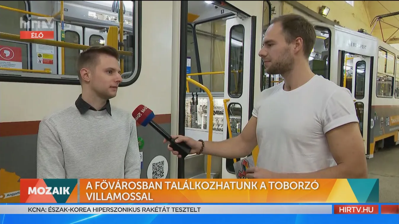 Mozaik - A fővárosban is találkozhatunk a toborzó villamossal