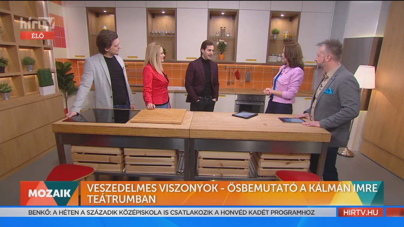 Mozaik - Veszedelmes viszonyok - Ősbemutató a Kálmán Imre Teátrumban