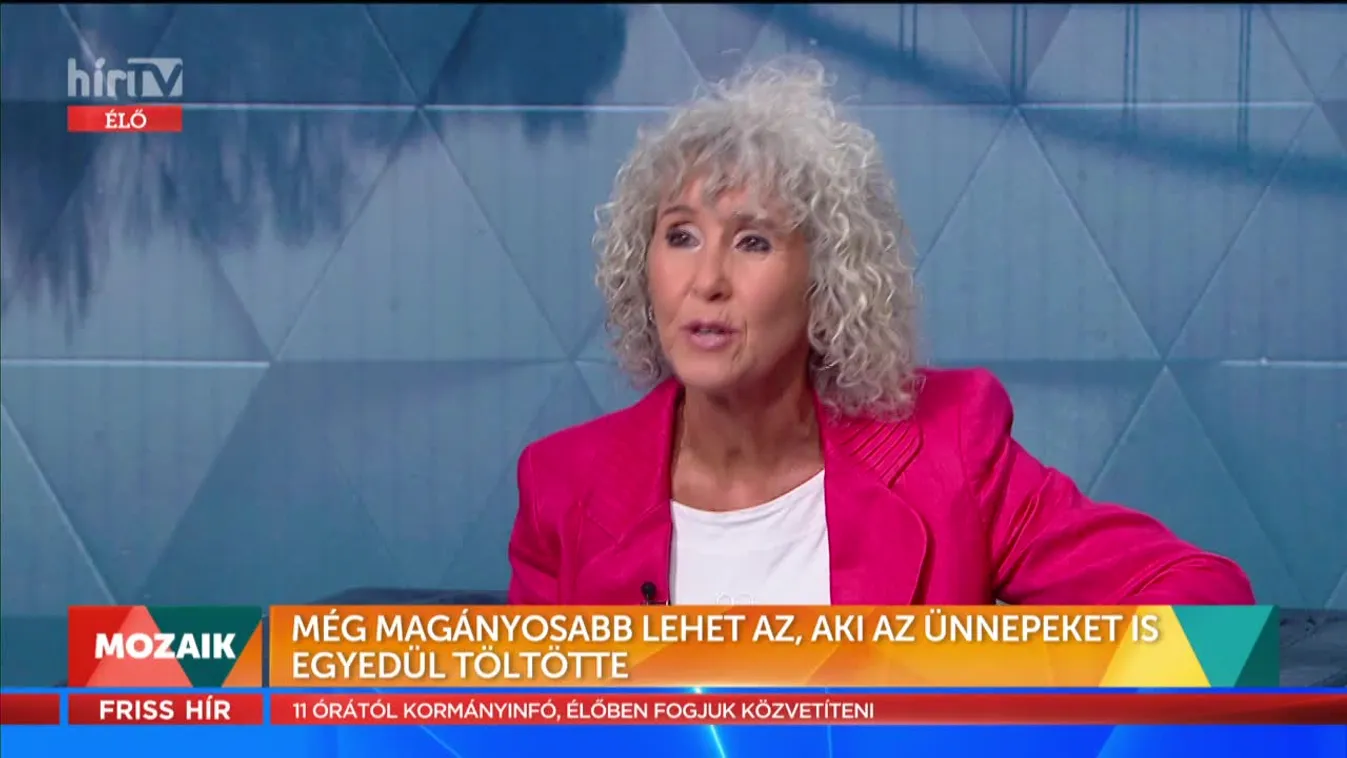 Mozaik - Még magányosabb lehet az, aki az ünnepeket is egyedül töltötte (2022-01-13)