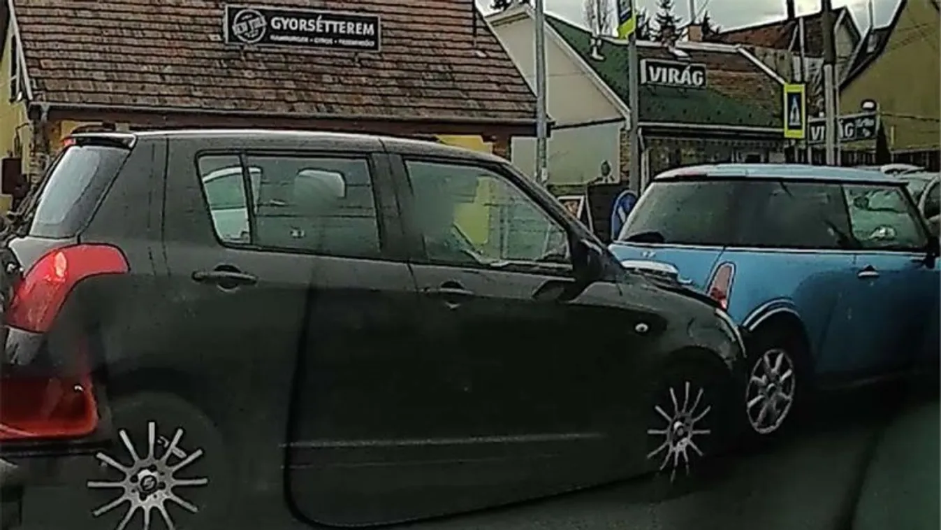 VIDEÓ: Átengedte a gyalogost, de pórul járt a Mini sofőrje