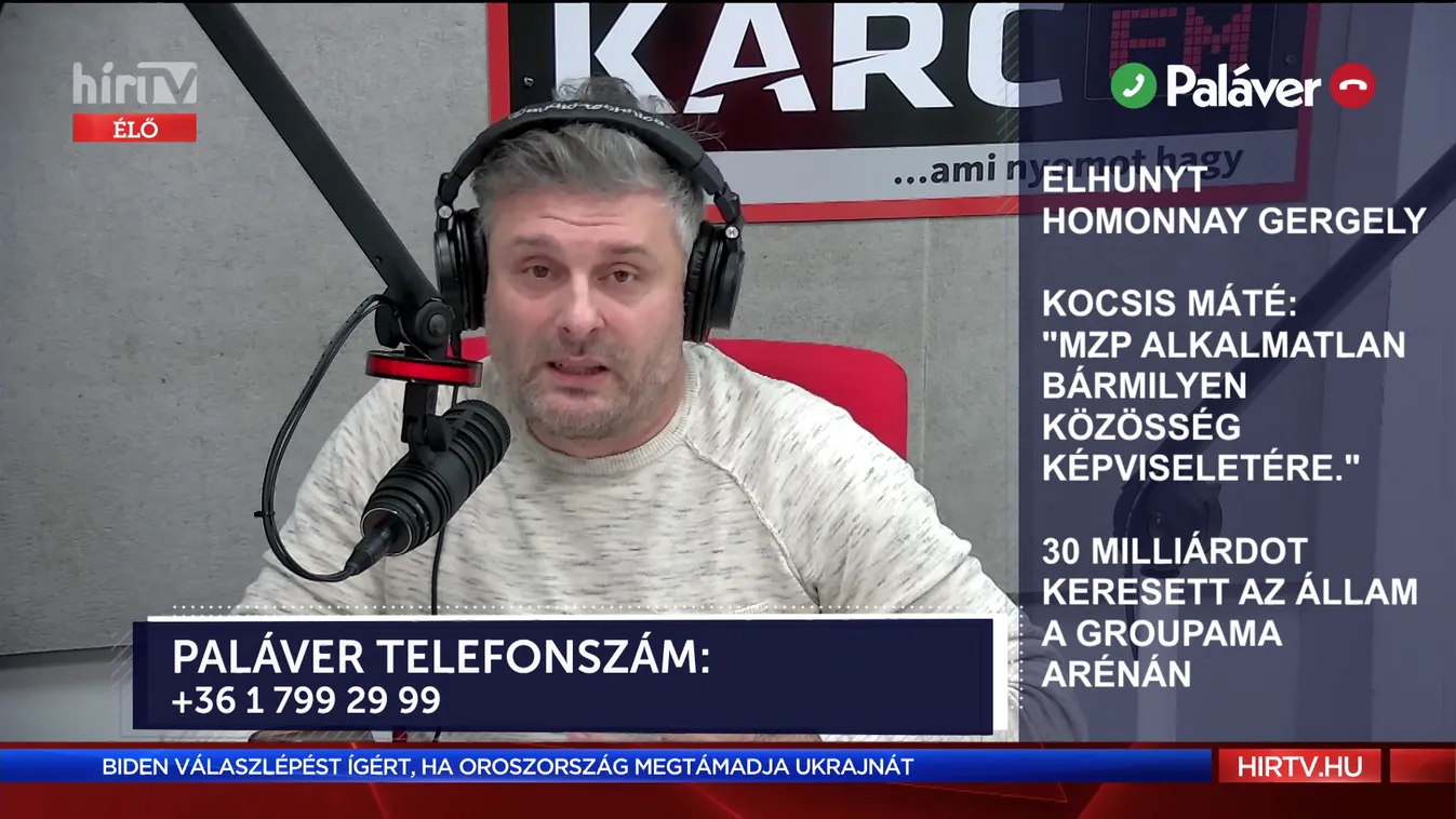 Paláver: Elhunyt Homonnay Gergely