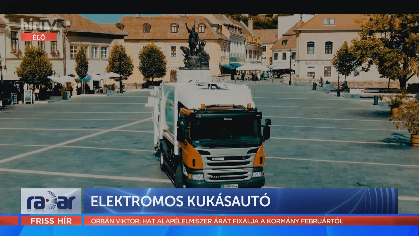 Radar: Elektromos kukásautó